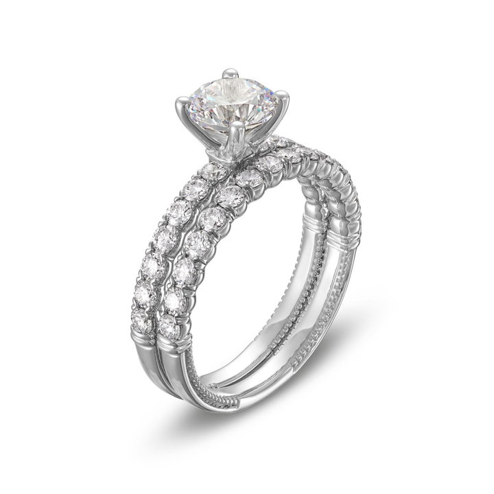Verragio Renaissance Classic Engagement Setting In White Gold 14K