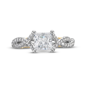 Verragio Insignia Twist Engagement Setting In Platinum