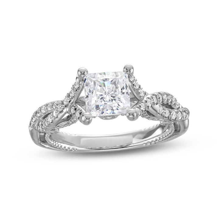 White Gold 18K Verragio Insignia Twist Engagement Setting