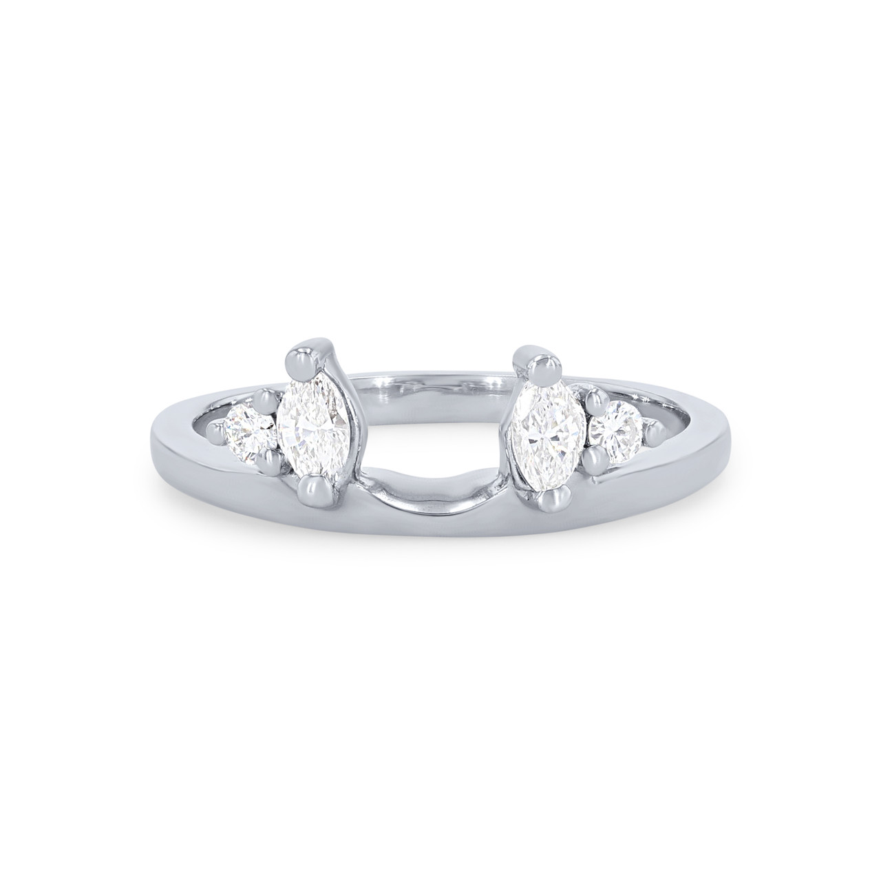 True Romance Marquise and Round Diamond Ring Wrap