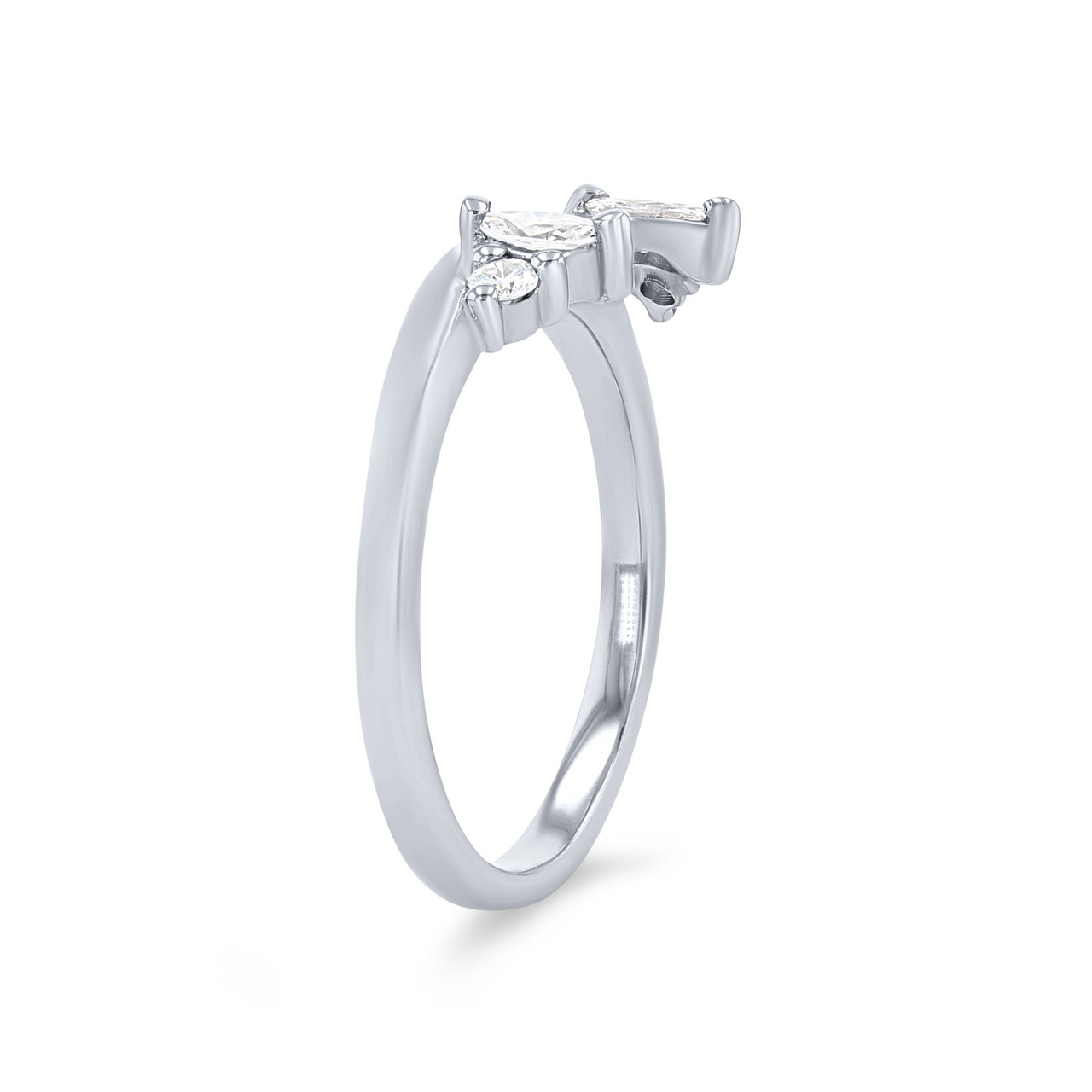 True Romance Marquise and Round Diamond Ring Wrap