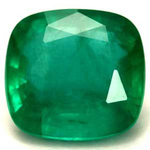 Cushion 2.63 Green Emerald - #1084908