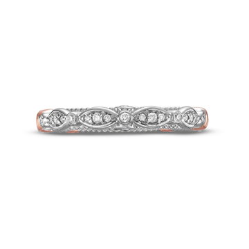 Verragio Parisian Scalloped Wedding Band In White Gold 14K