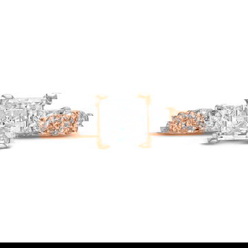 Verragio Insignia Three Stone Princess Engagement Setting