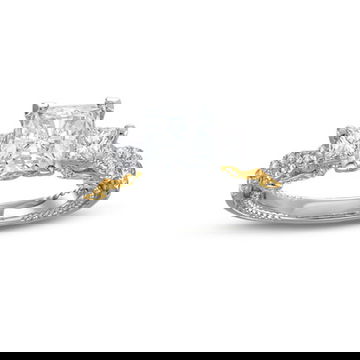 Verragio Insignia Three Stone Princess Engagement Setting