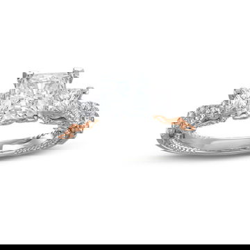 Verragio Insignia Three Stone Princess Engagement Setting