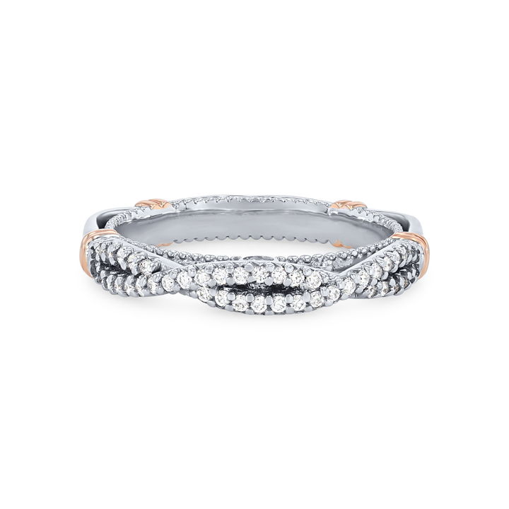 Yellow Gold 14K Verragio Parisian Twist Wedding Band