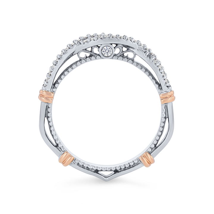 Yellow Gold 14K Verragio Parisian Twist Wedding Band