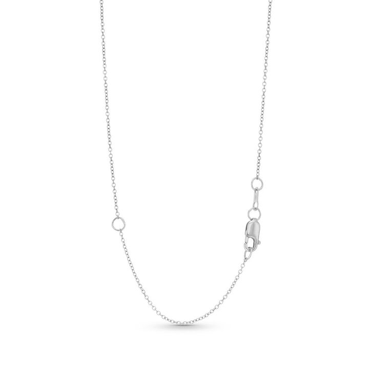 Freshwater Pearl Floating Pendant In White Gold 14K