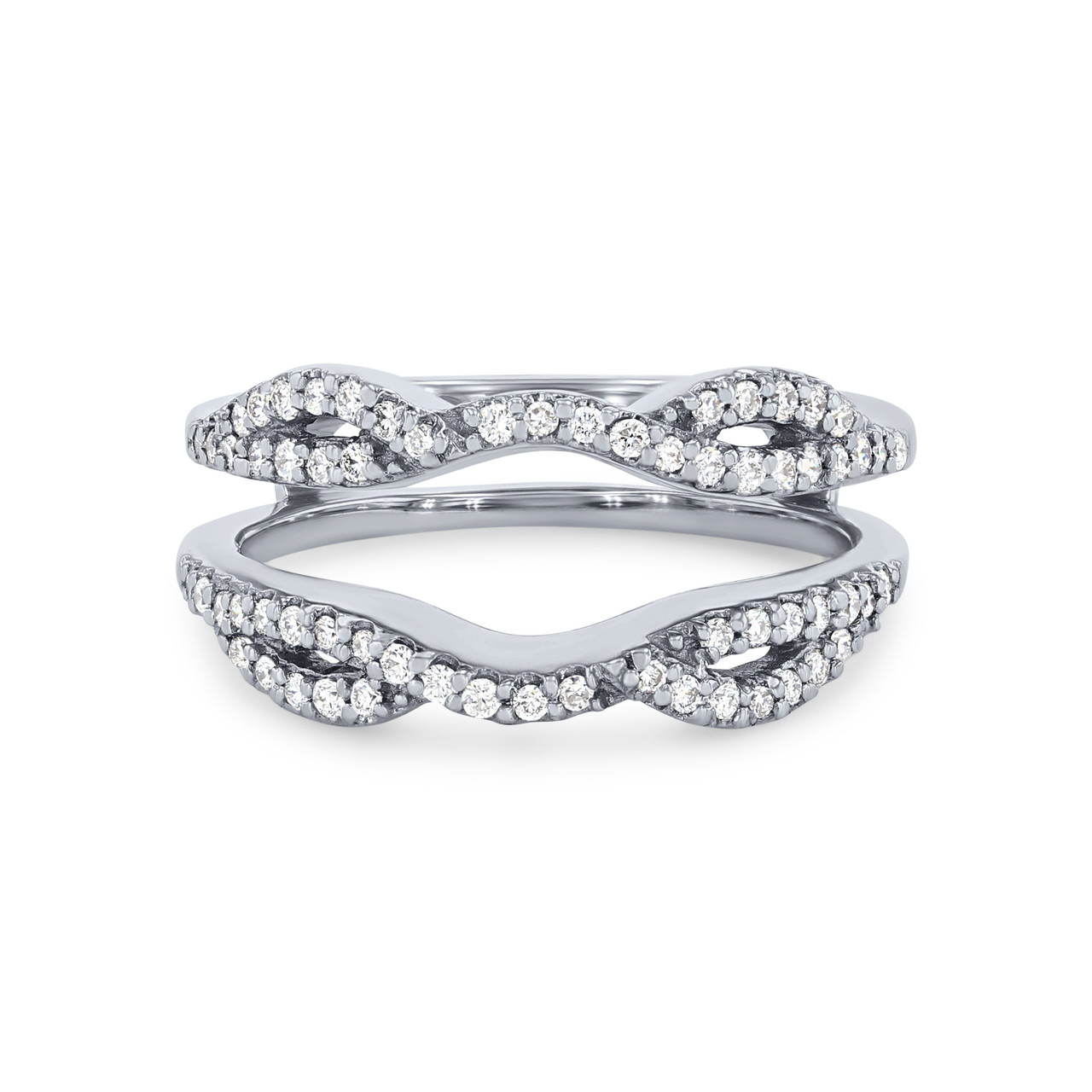True Romance Twist Diamond Ring Guard