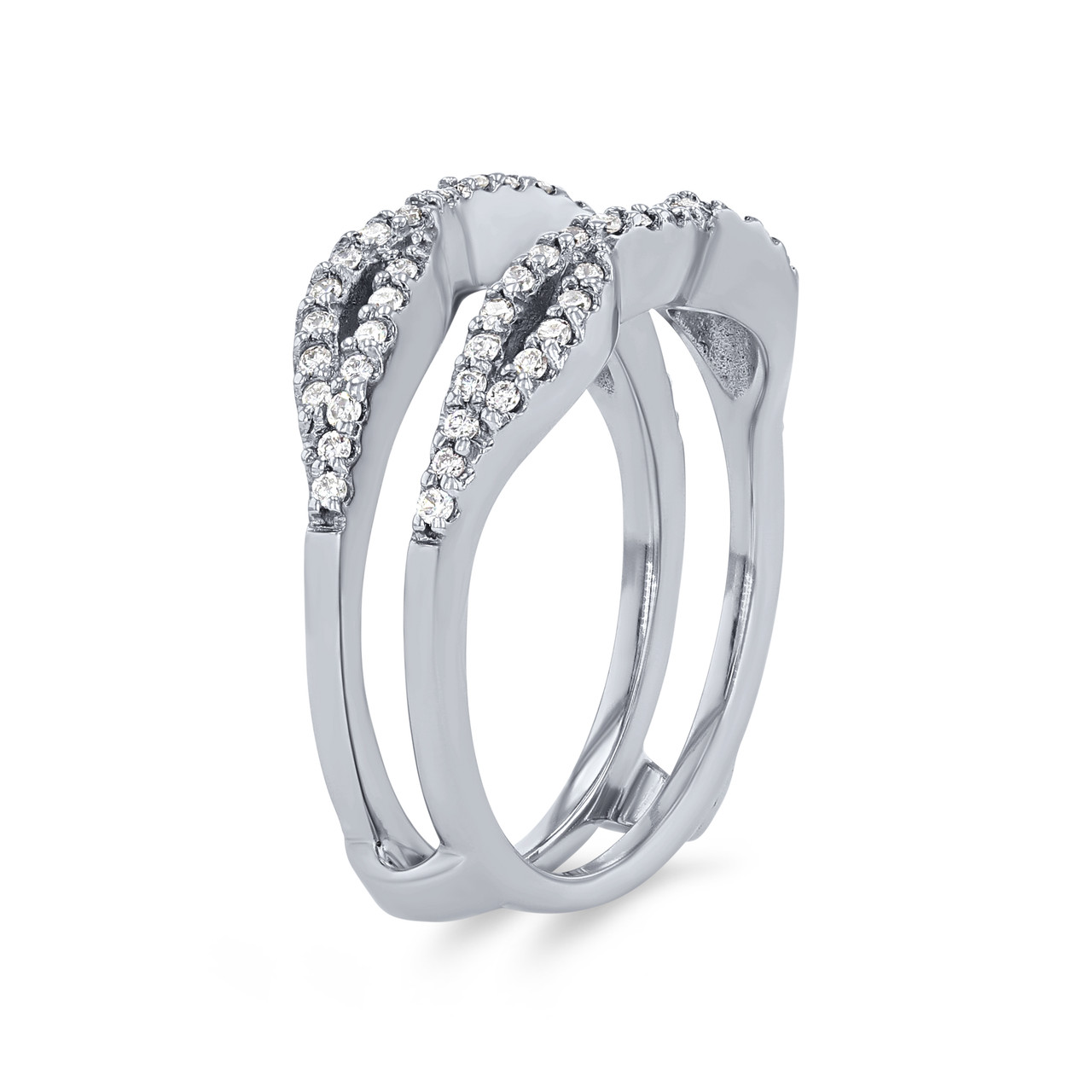 True Romance Twist Diamond Ring Guard