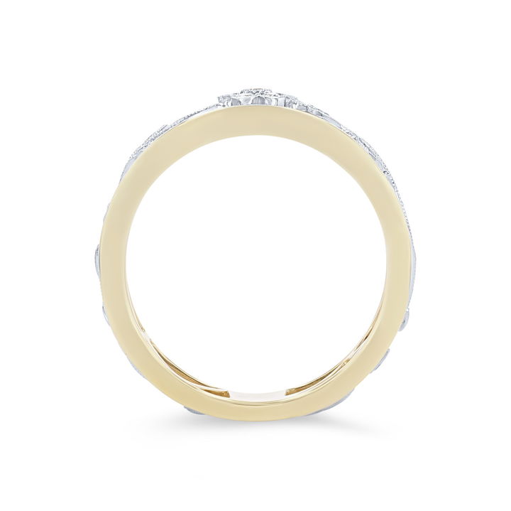 Simon G. Trellis Floral Diamond Ring