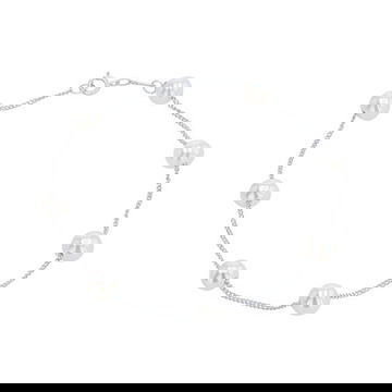 Freshwater Pearl Tin Cup Bracelet