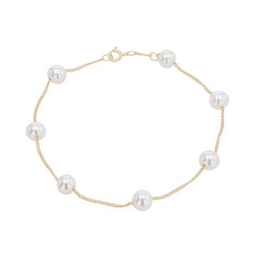 Freshwater Pearl Tin Cup Bracelet