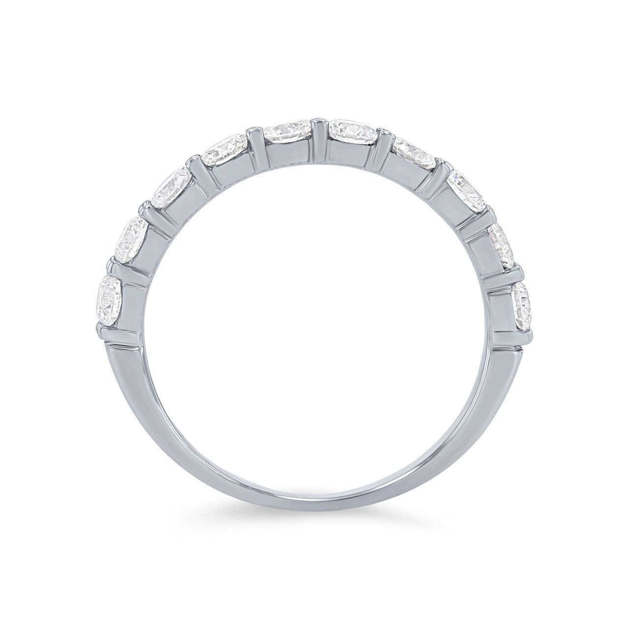 Shared Prong Diamond Wedding Band 2