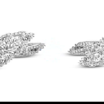 Verragio Venetian Floral Halo Twist Engagement Setting