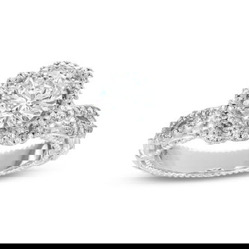 Verragio Venetian Floral Halo Twist Engagement Setting
