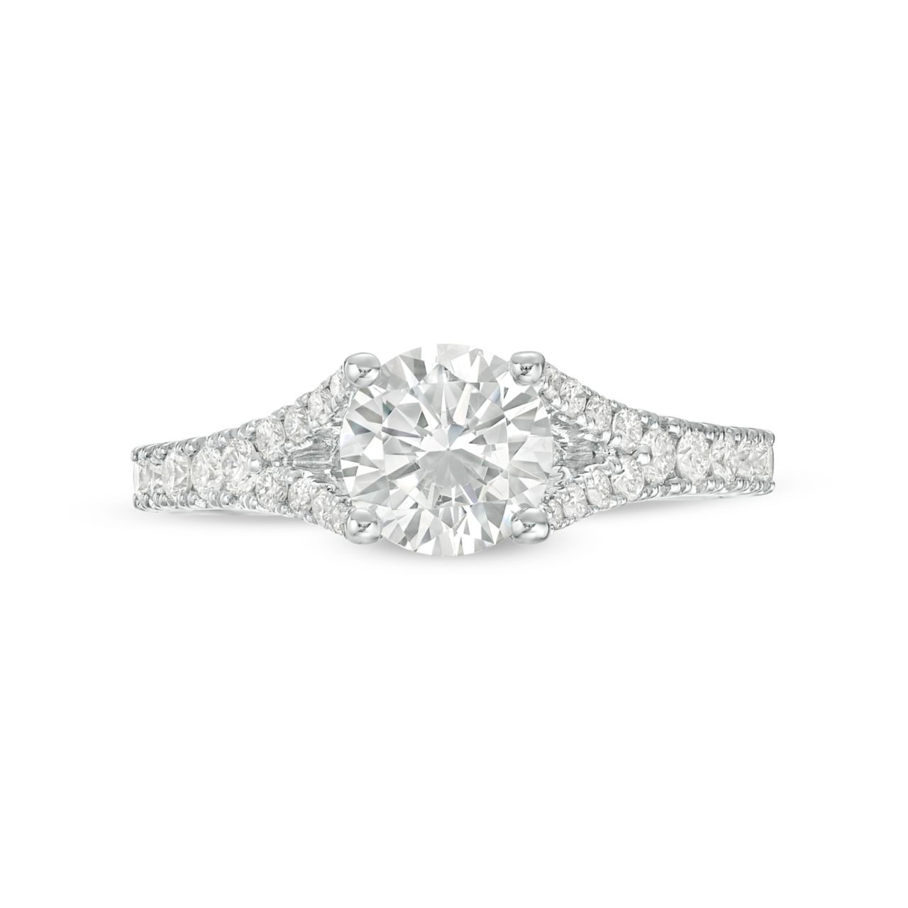 Split Diamond Engagement Setting by Adorette