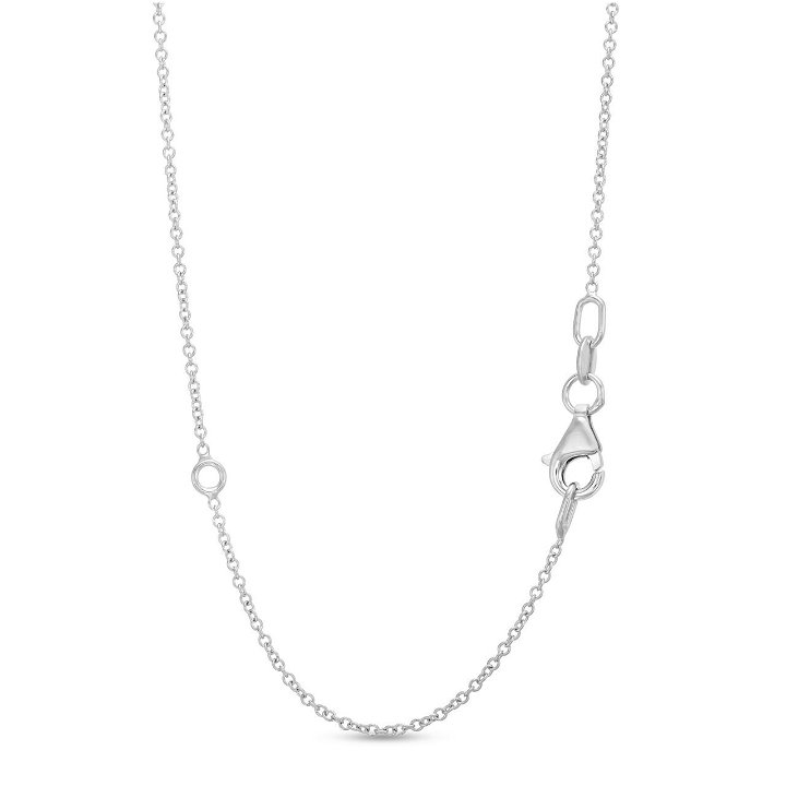 White And Yellow Gold 18K Simon G. Fallen Leaves Petite Diamond Pendant