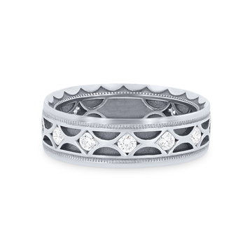 Tacori Diamond Accented Wedding Band In Platinum