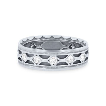 Tacori Diamond Accented Wedding Band In Platinum