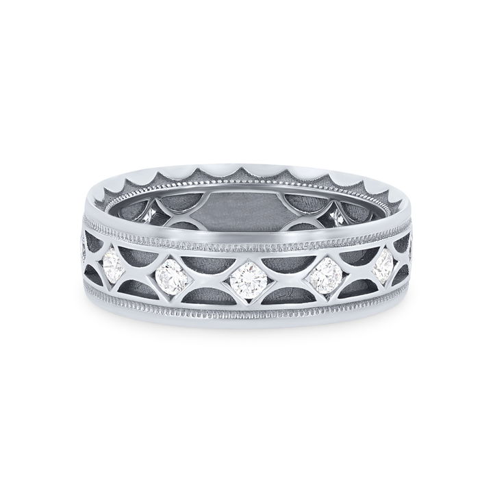 Tacori Diamond Accented Wedding Band In Platinum
