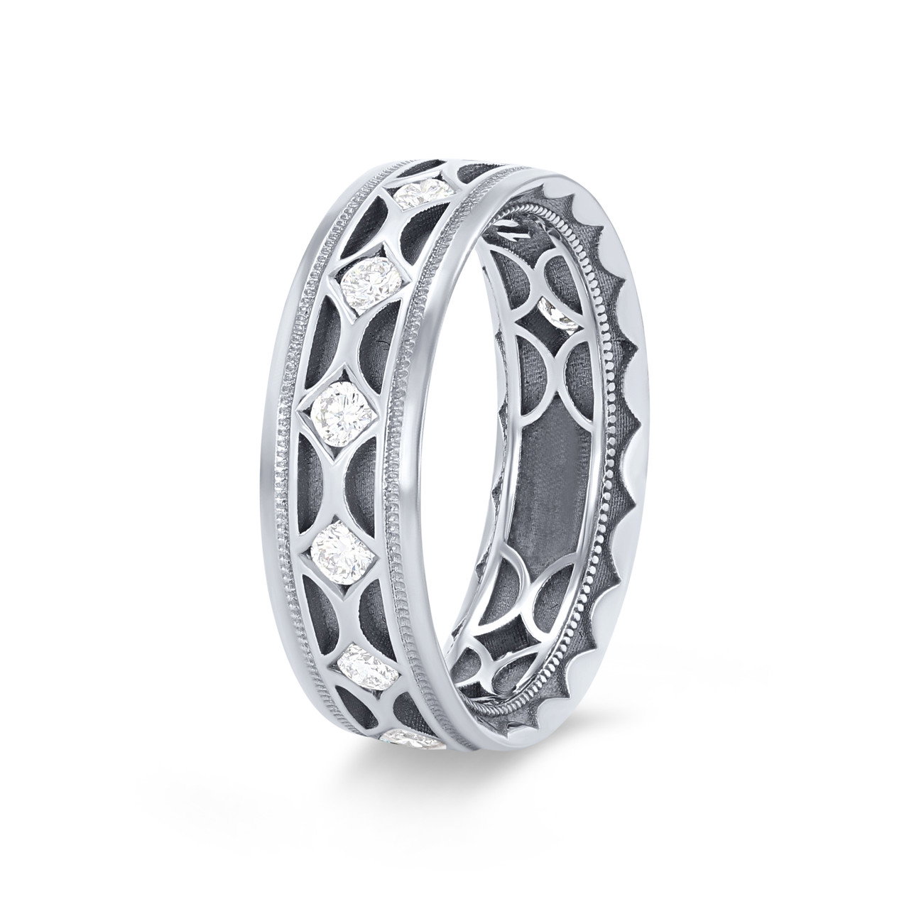 Tacori Diamond Accented Wedding Band 1