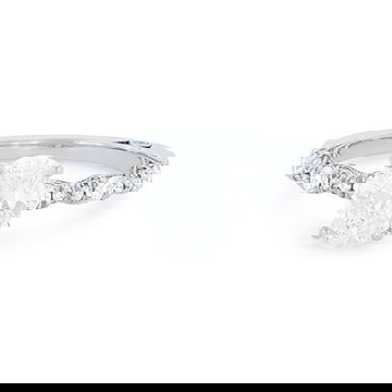 Tacori Petite Crescent Oval Sculpted Engagement Setting