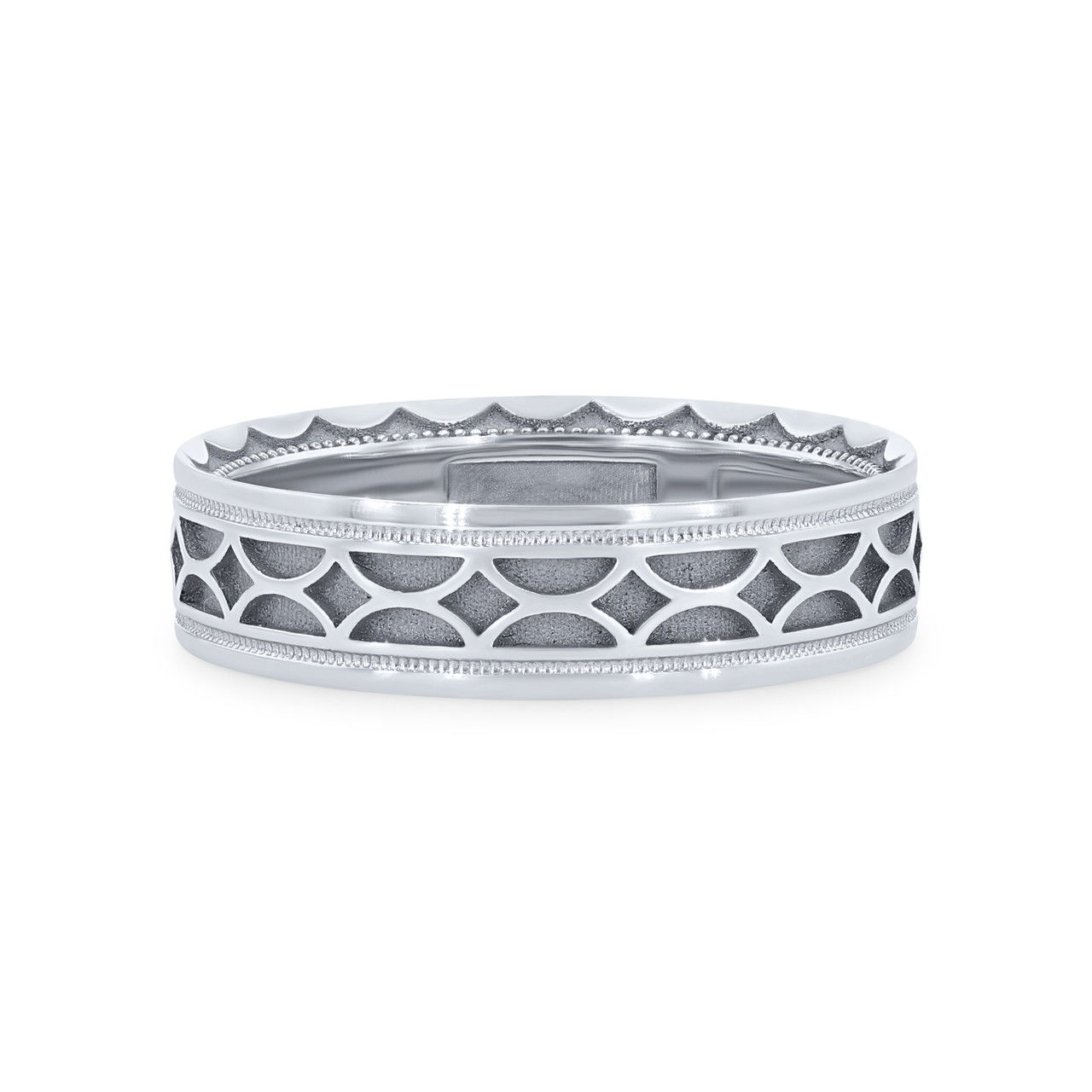 Tacori Geometric Wedding Band