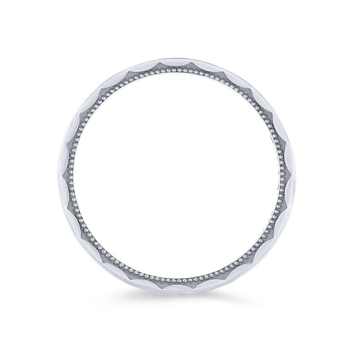 Tacori Geometric Wedding Band In White Gold 18K