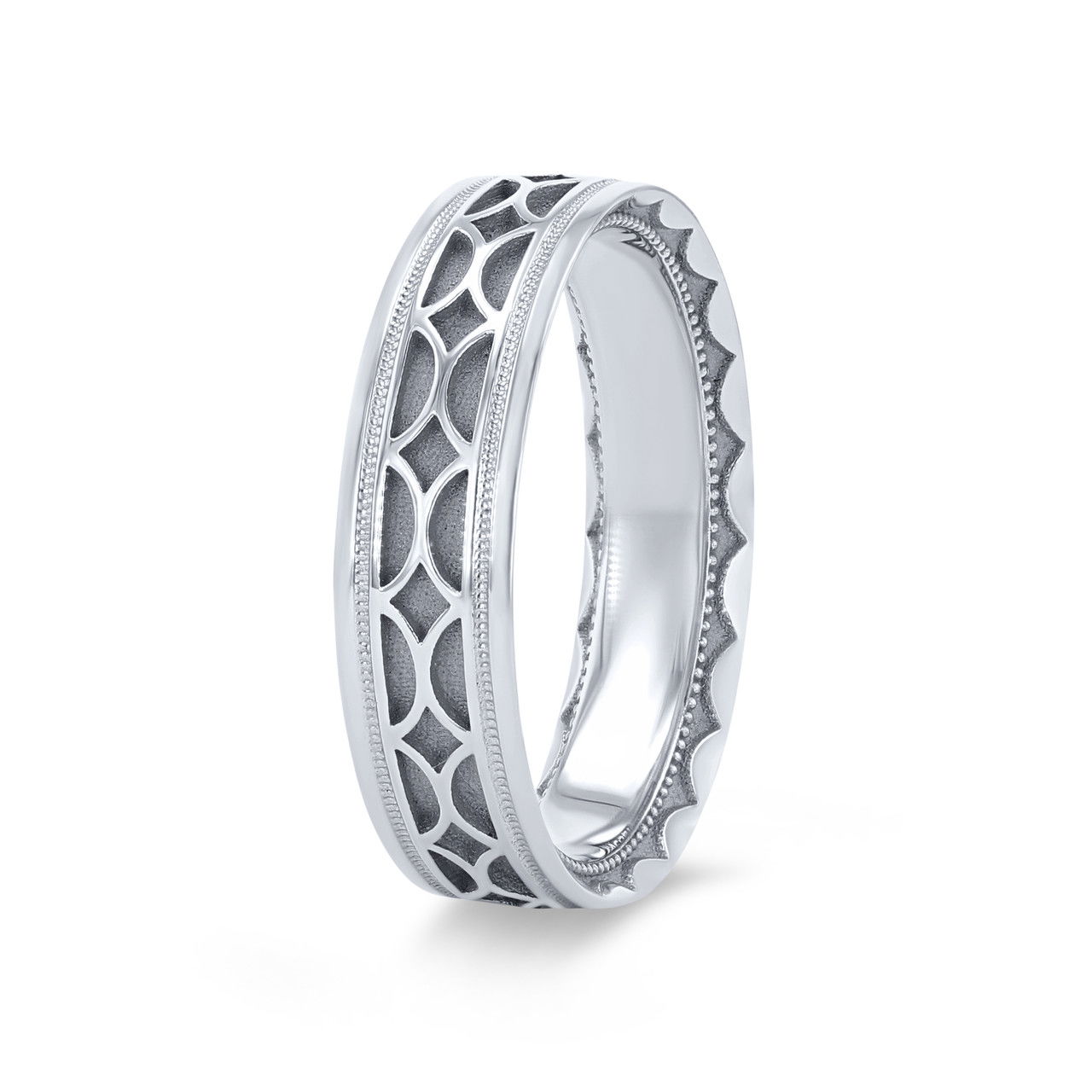 Tacori Geometric Wedding Band