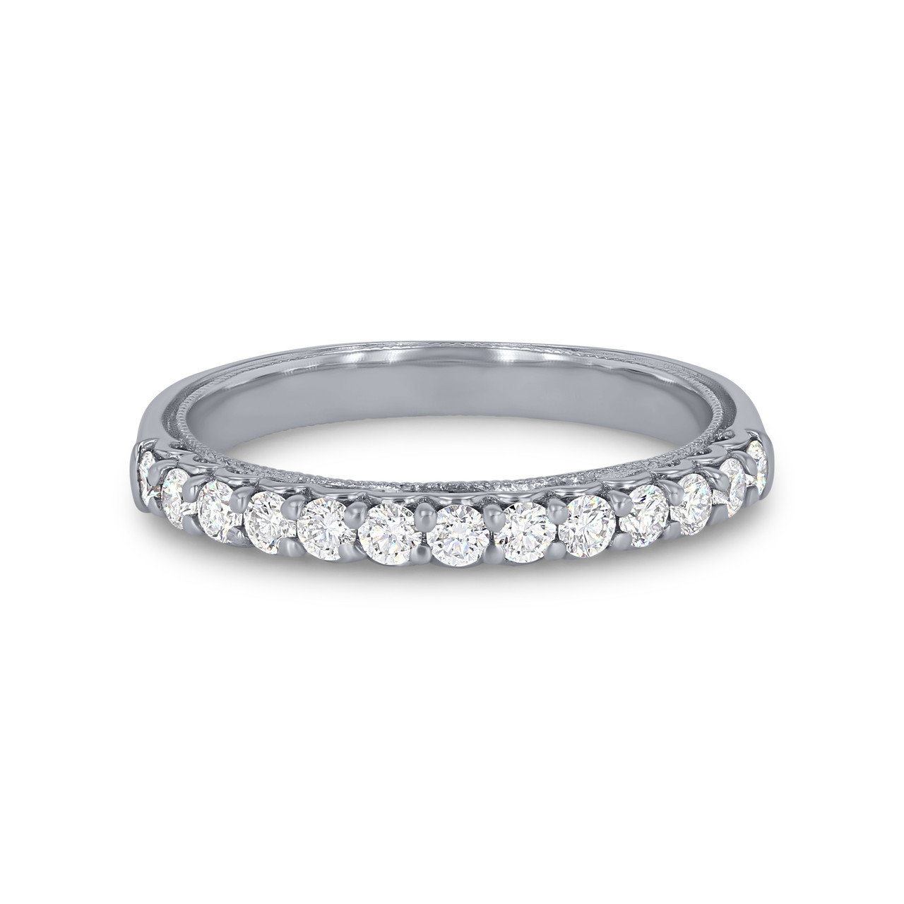 Verragio Renaissance Shared Prong Wedding Band
