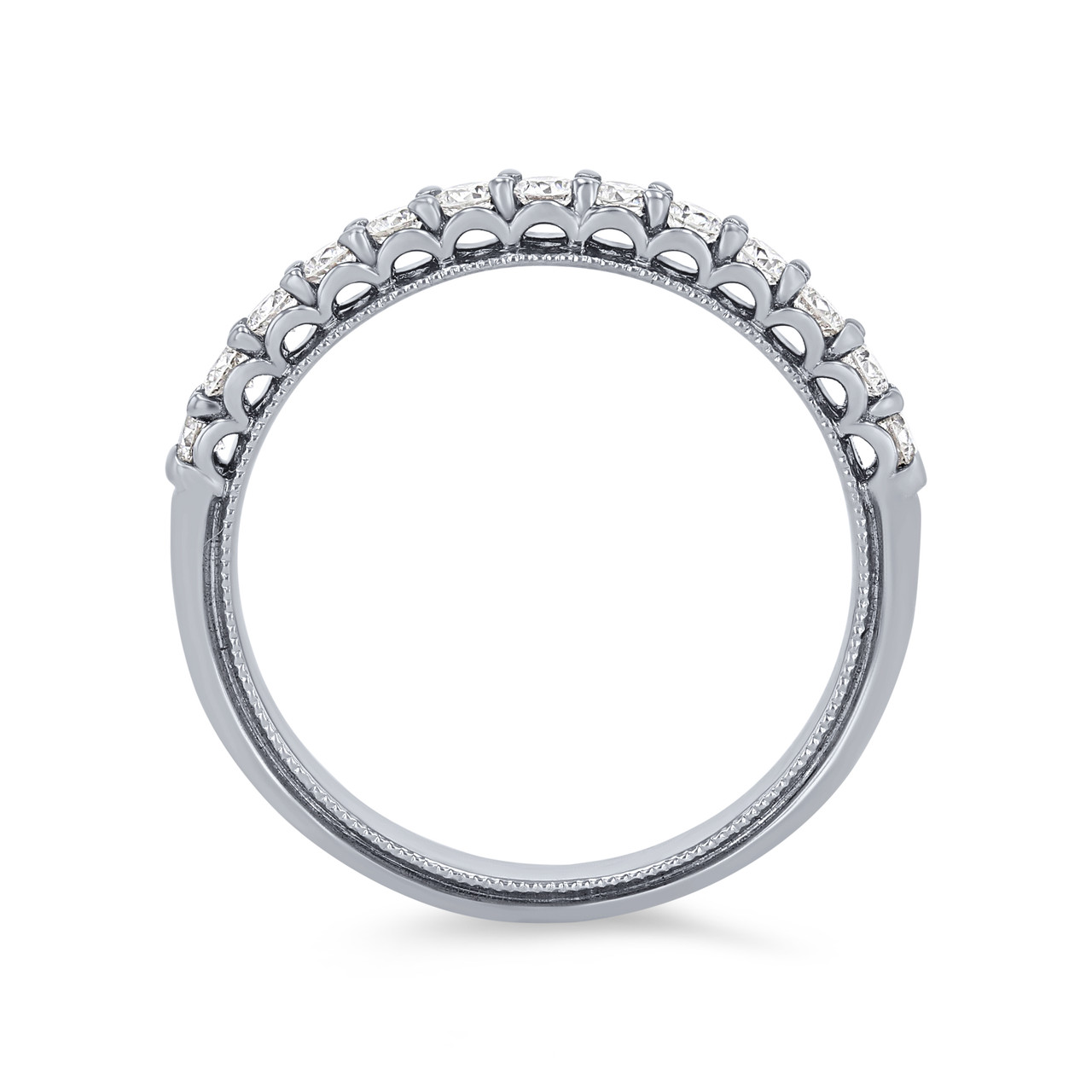 Verragio Renaissance Shared Prong Wedding Band 2