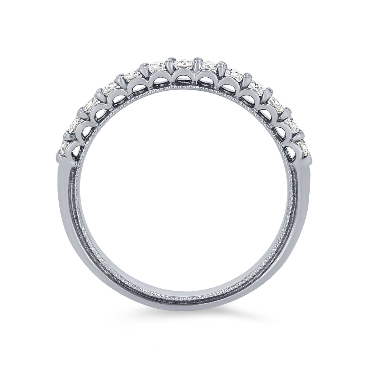 Verragio Renaissance Shared Prong Wedding Band