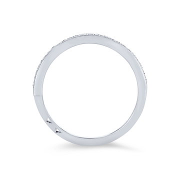 Tacori Ribbon Contour Wedding Band In Platinum