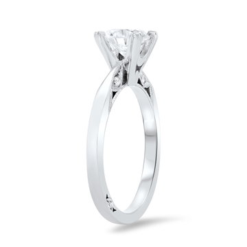 Simply Tacori Tapered Engagement Setting In Platinum