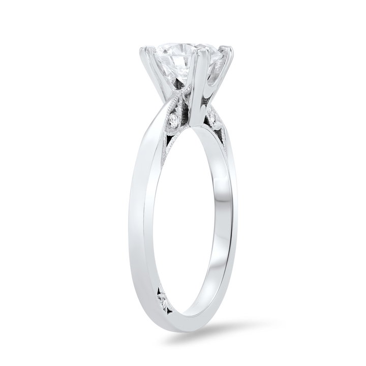 Simply Tacori Tapered Engagement Setting In Platinum