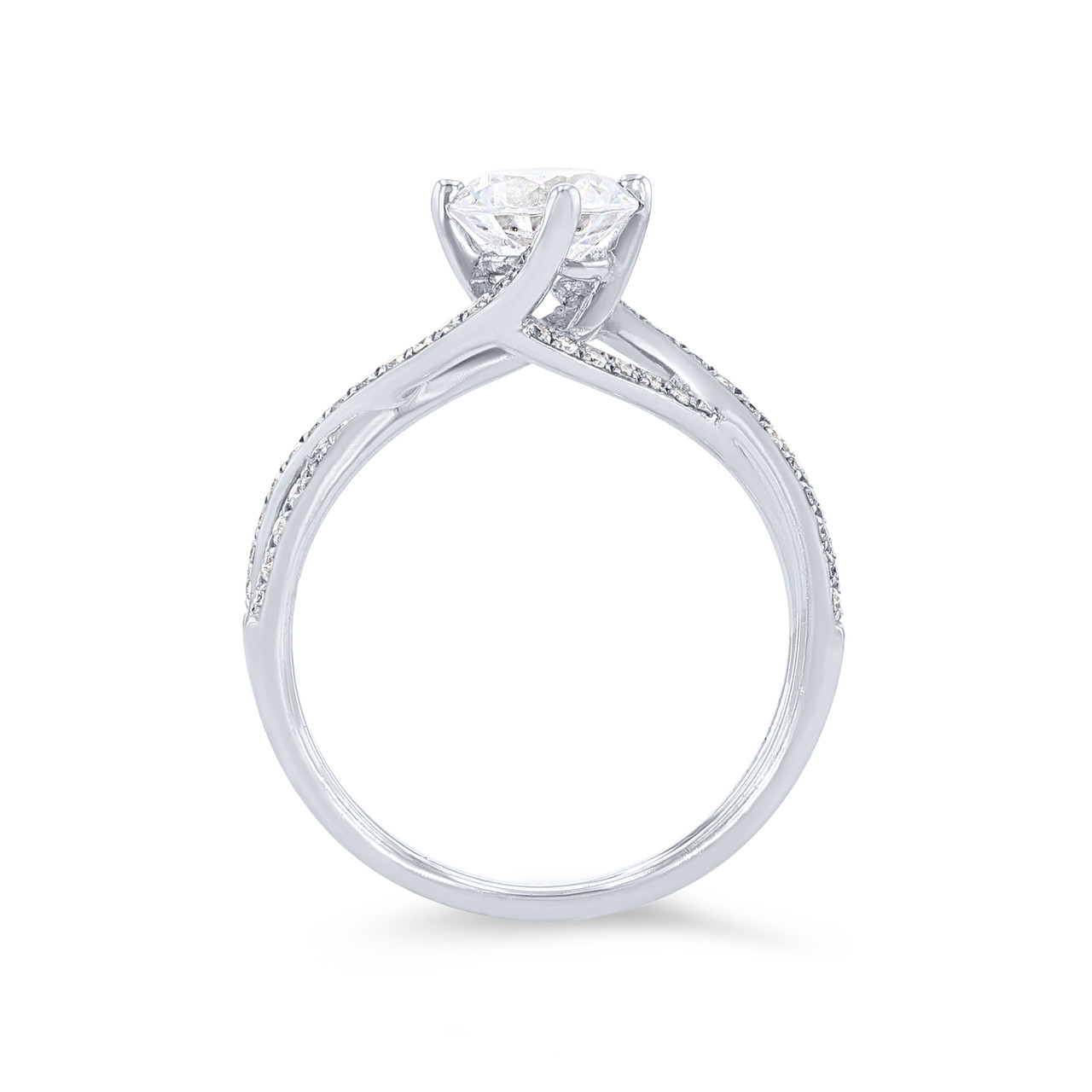 Simon G. Kite Prong Twist Engagement Setting 2