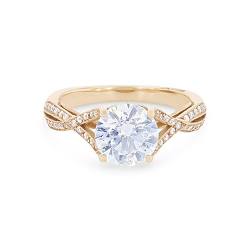 Simply Tacori Split Engagement Setting In White Gold 18K