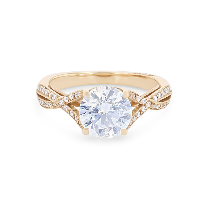 Simply Tacori Split Engagement Setting In White Gold 18K