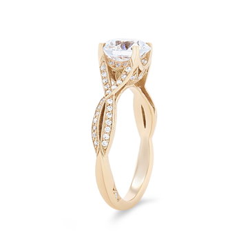 Simply Tacori Split Engagement Setting In White Gold 18K