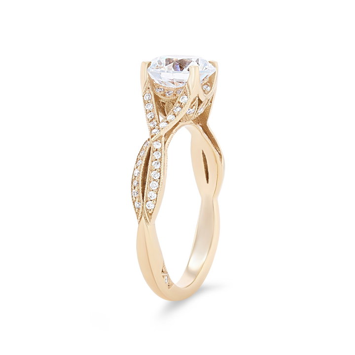 Simply Tacori Split Engagement Setting In White Gold 18K