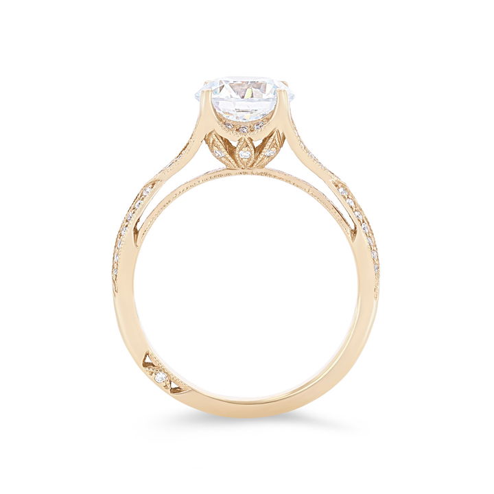 Simply Tacori Split Engagement Setting In Platinum