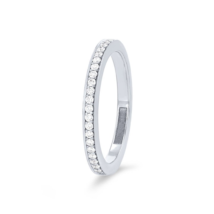 Tacori Dantela Eternity Wedding Band In Platinum