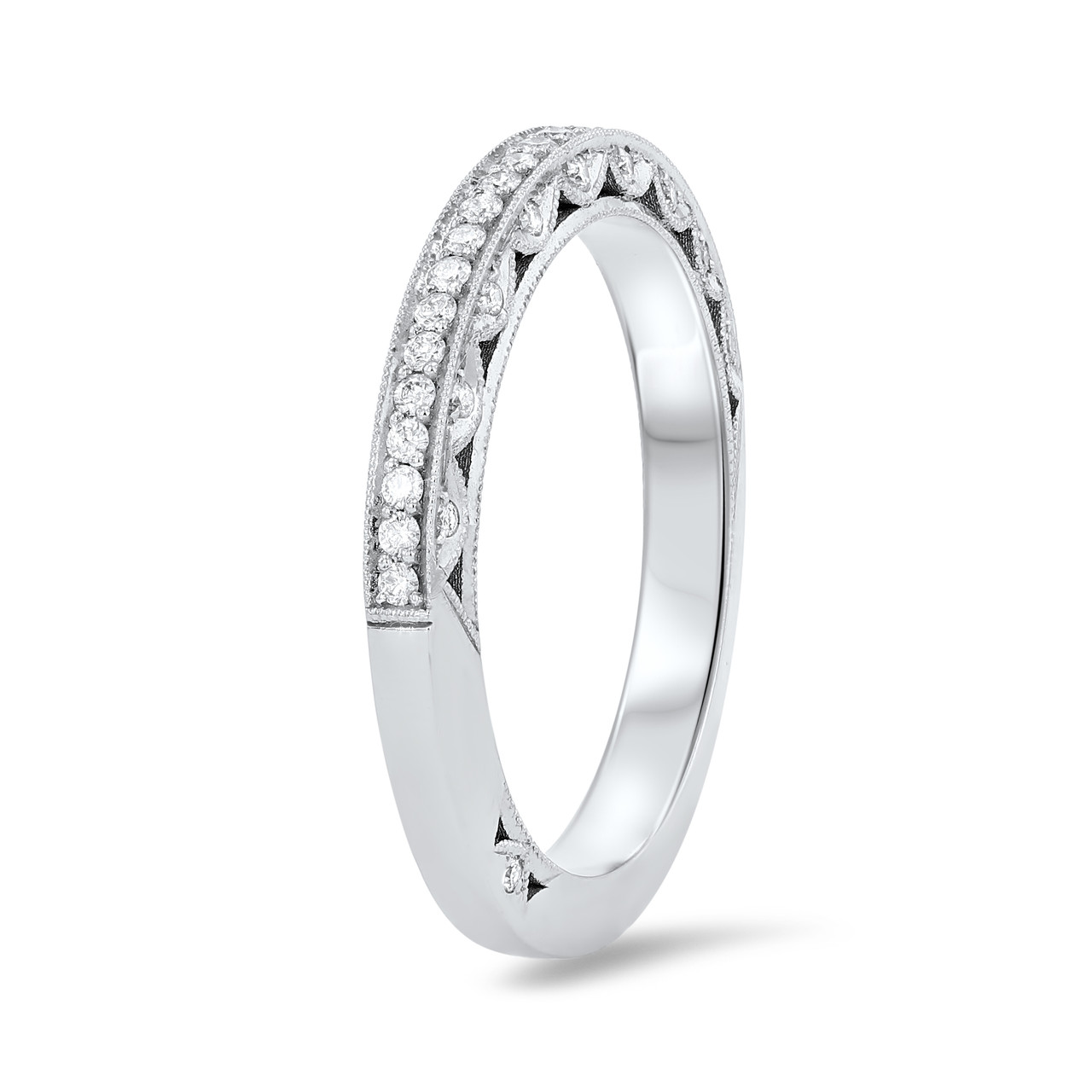 Tacori Classic Crescent Scallop Wedding Band