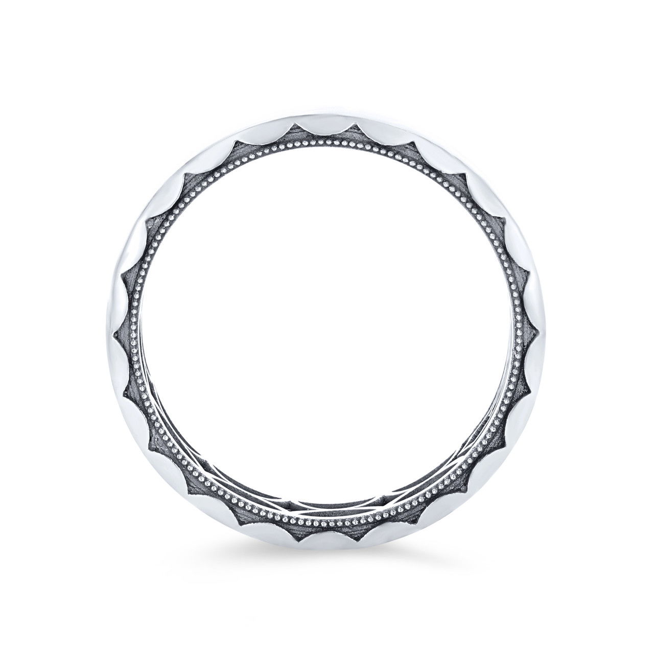 Tacori Crescent Detail Wedding Band
