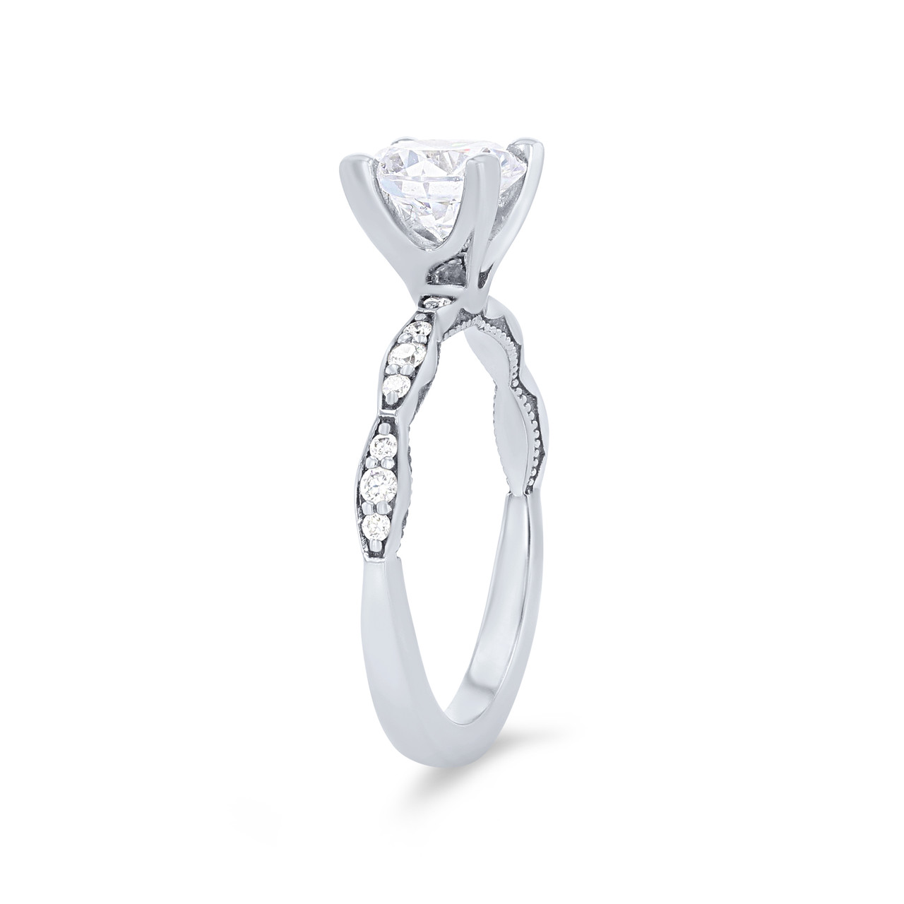 Tacori Sculpted Crescent Engagement Setting