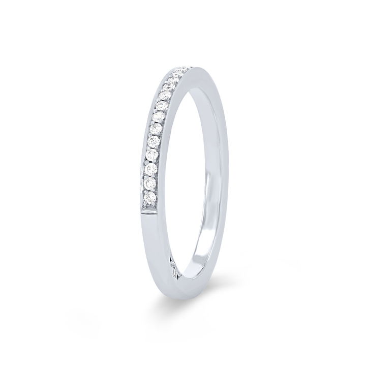 White Gold 18K Tacori Dantela Diamond Wedding Band