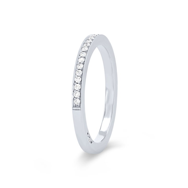 Tacori Dantela Diamond Wedding Band In Platinum