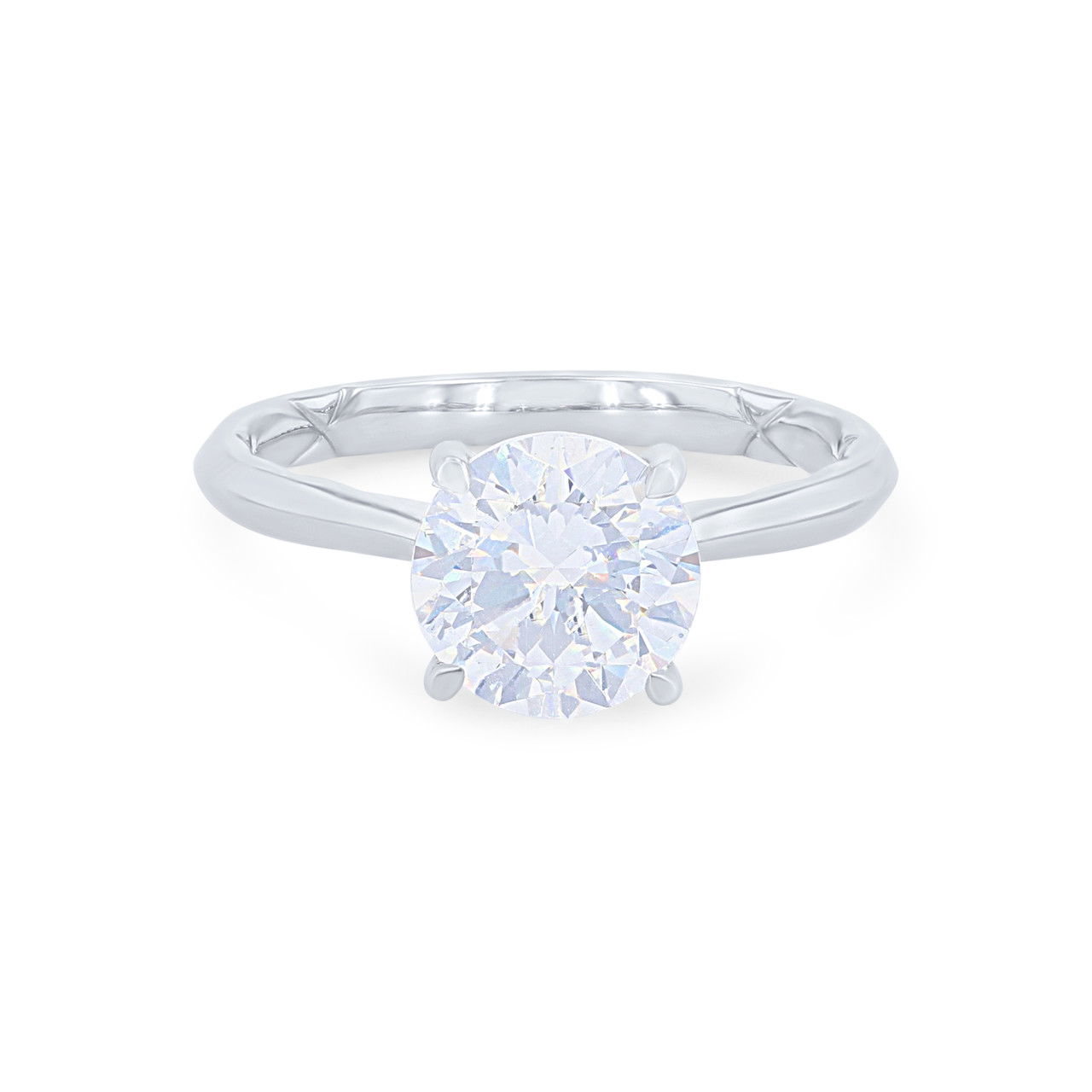 A. Jaffe Hidden Halo Tapered Engagement Setting